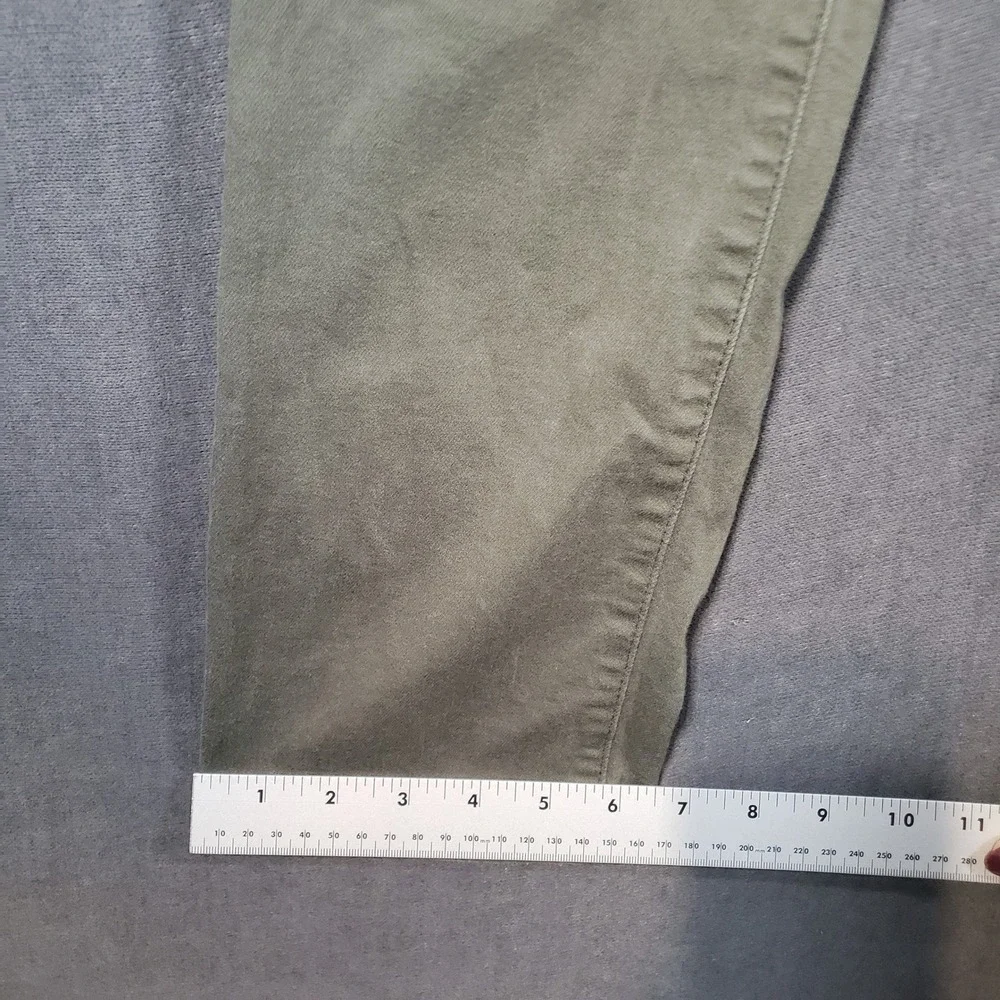 Gap Slim GapFlex Pants Mens 32x30 Olive Green Chino Stretch Five-Pocket